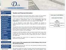 Tablet Screenshot of dryk-financial-services.com
